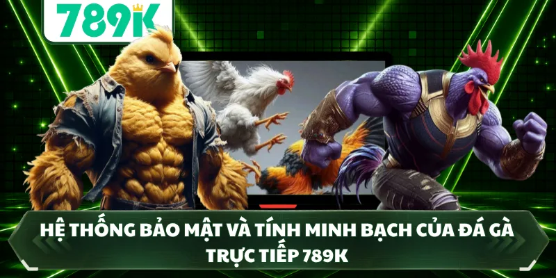 Hệ thống bảo mật và tính minh bạch của đá gà trực tiếp 789k