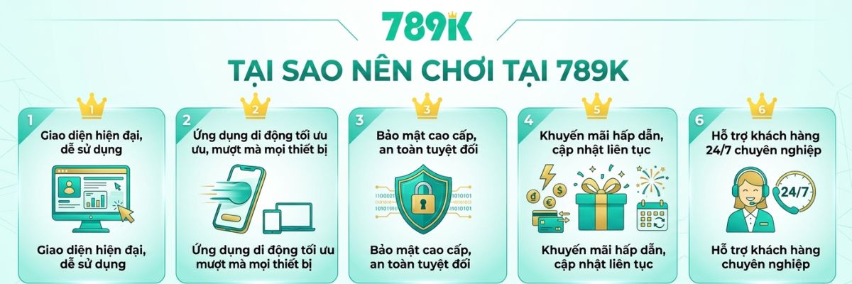 Tại sao nên chơi tại 789K